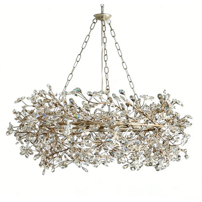 Celestial Bloom Crown Chandelier