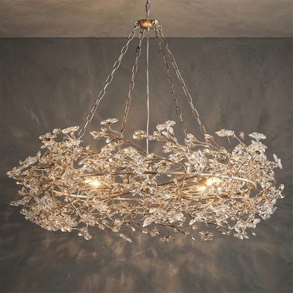 Celestial Bloom Crown Chandelier