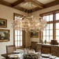 Celestial Bloom Crown Chandelier
