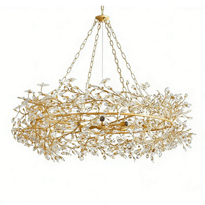 Celestial Bloom Crown Chandelier