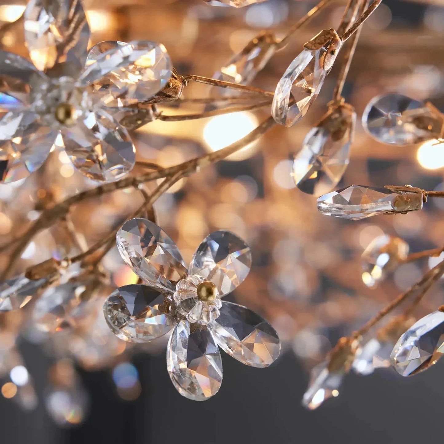 Celestial Bloom Crown Chandelier