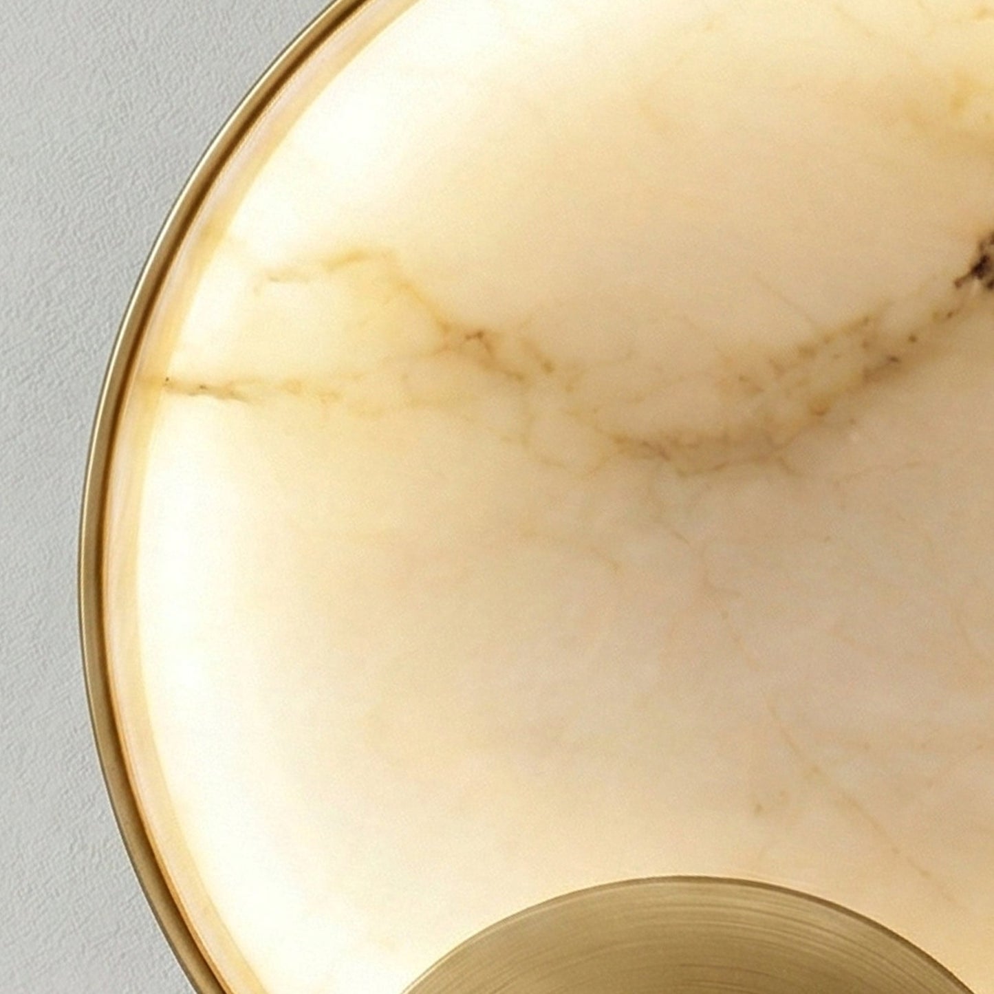 Celestial Jupiter Natural Alabaster Wall Sconce