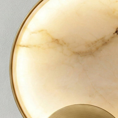Celestial Jupiter Natural Alabaster Wall Sconce
