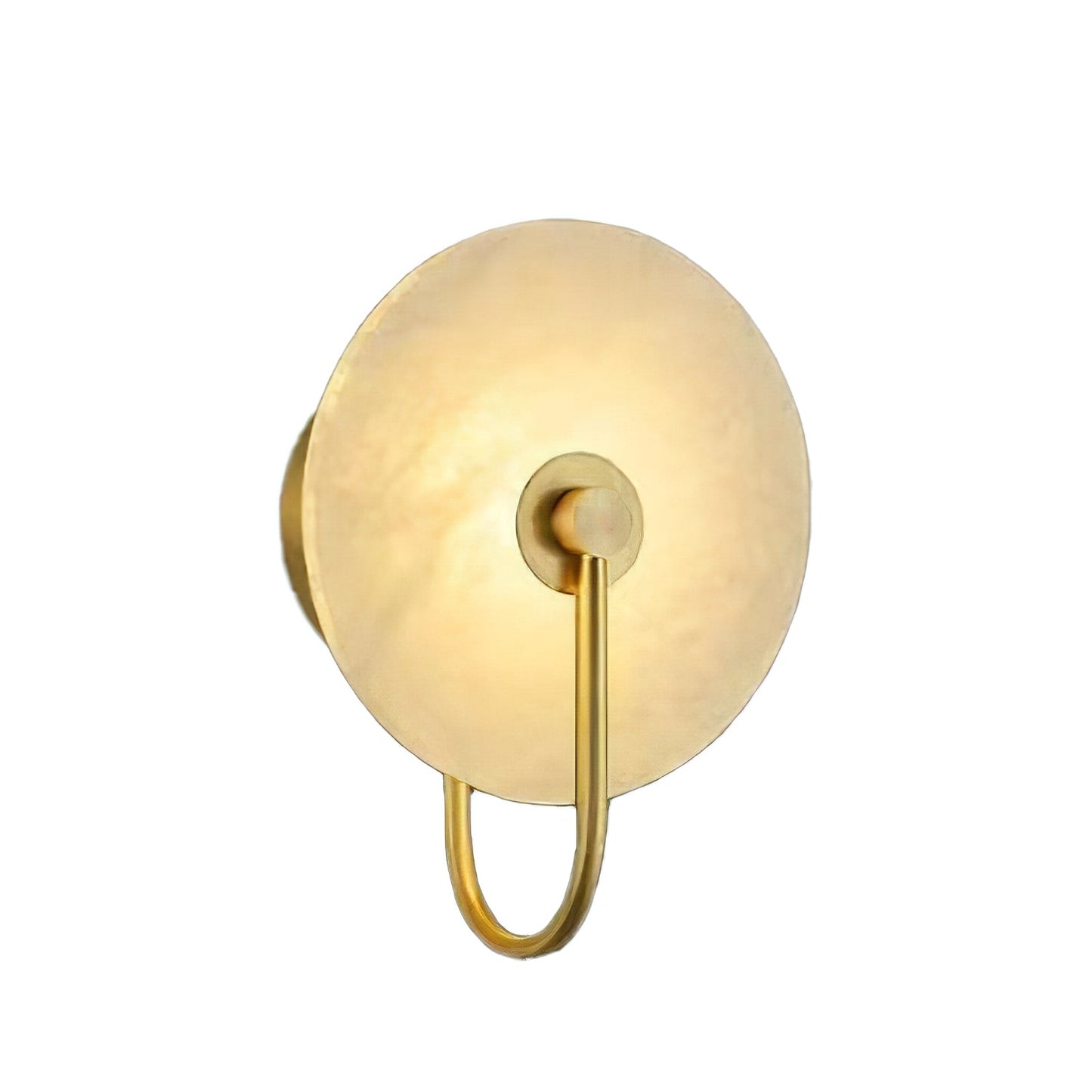 Celestial Round Alabaster Sconce