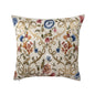 Chantilly Embroidered Linen Throw Pillow Cover 18 X 18