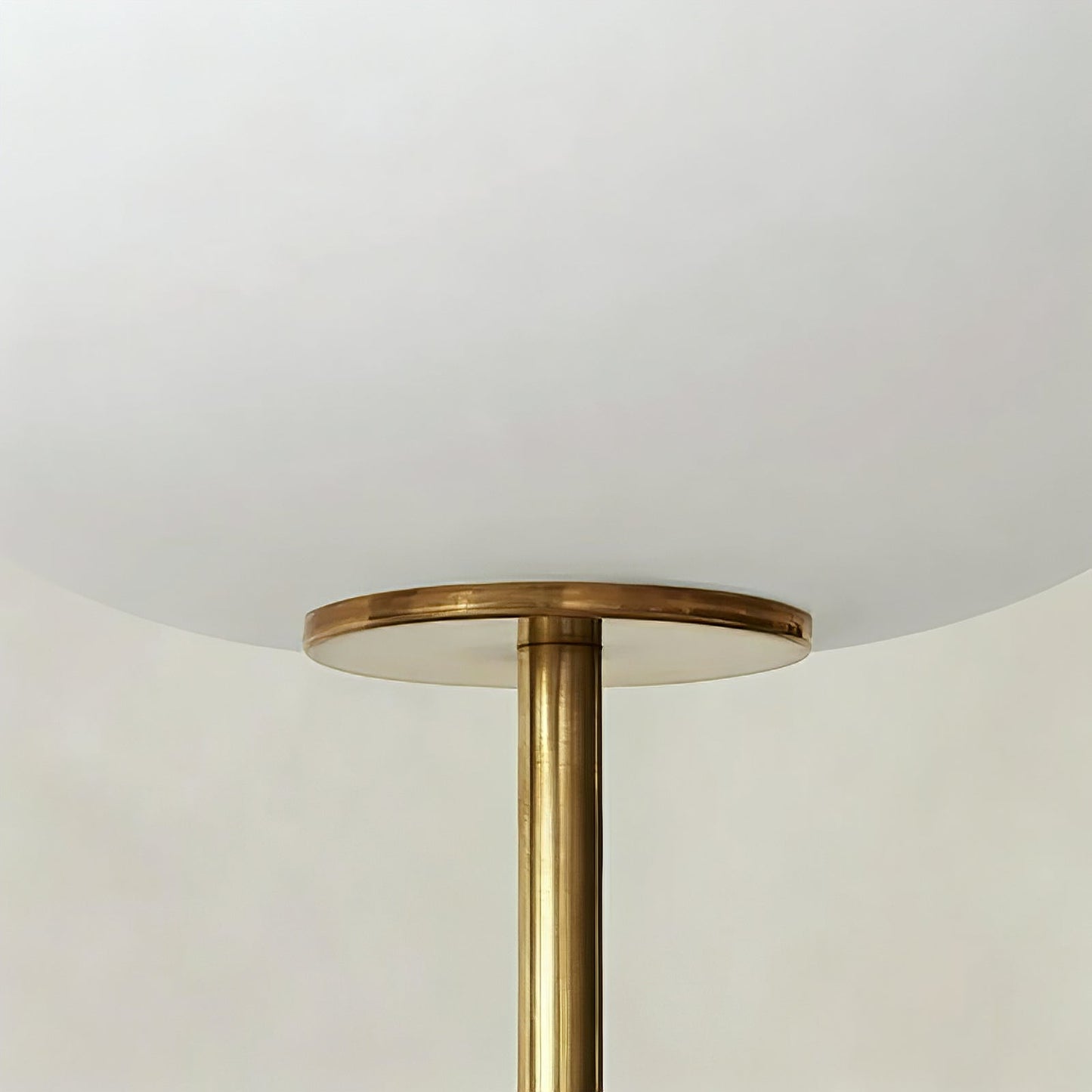 Chic Minimalist Round Marble Floor Light