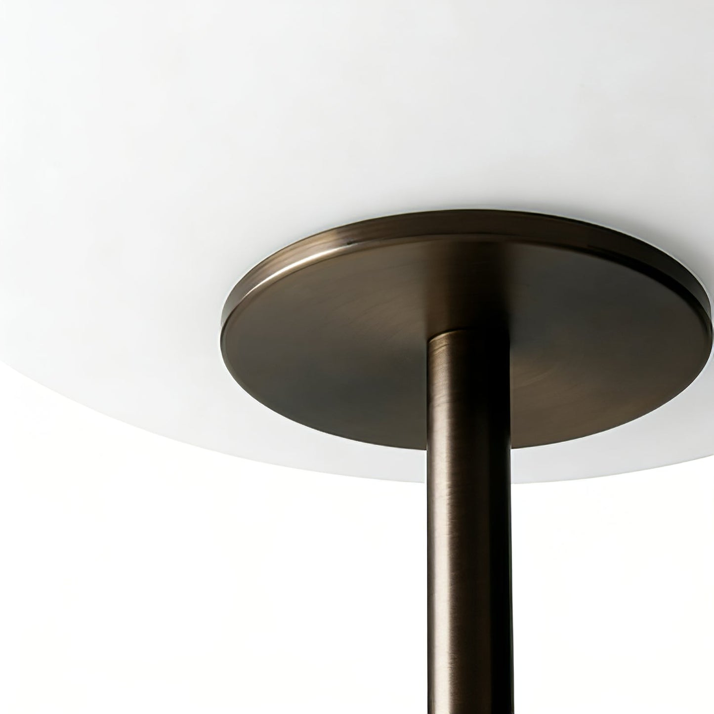 Chic Minimalist Round Marble Floor Light