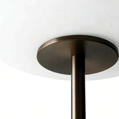 Chic Minimalist Round Marble Floor Light