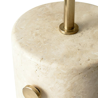 Chic Minimalist Round Marble Floor Light