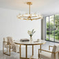 Circular Crystal Plum Blossom Ceiling Light