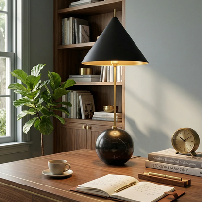 Cleon Orb Base Table Lamp