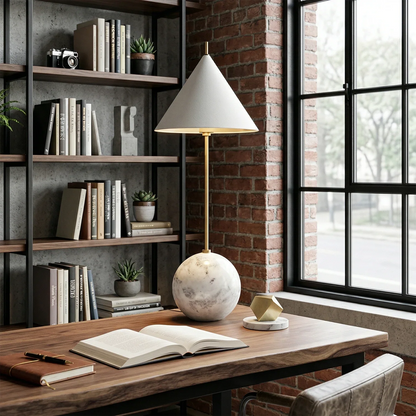 Cleon Orb Base Table Lamp