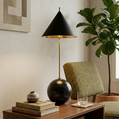 Cleon Orb Base Table Lamp
