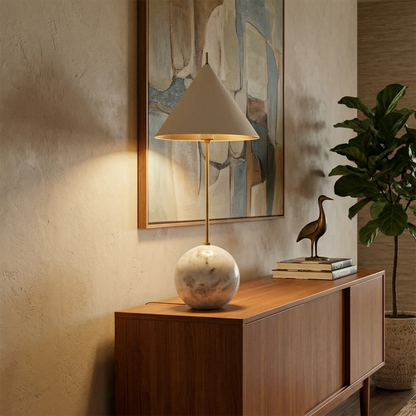 Cleon Orb Base Table Lamp