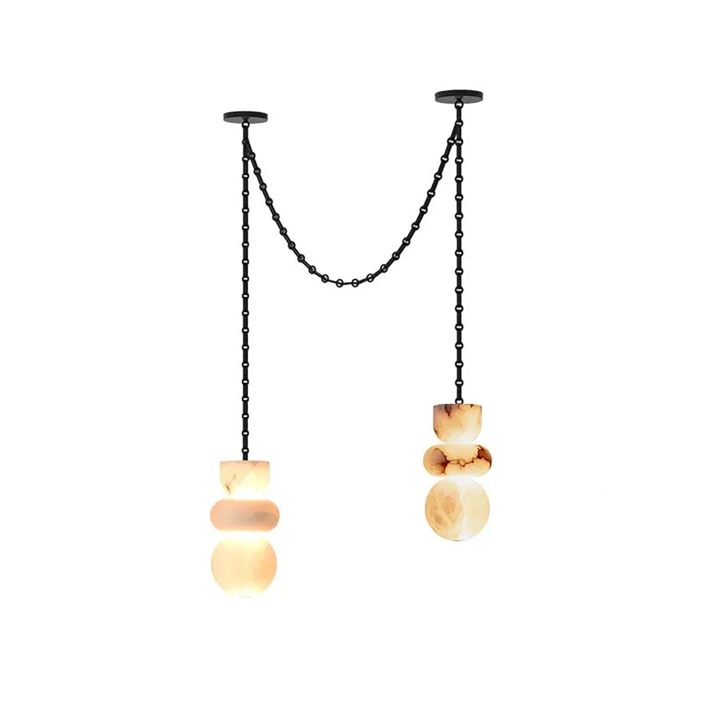 Lykka Alabaster Cluster Chandelier