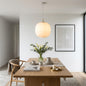 Contemporary Opal Glass Pendant Lamp