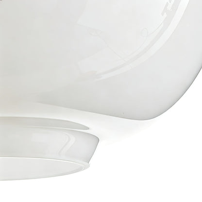 Contemporary Opal Glass Pendant Lamp