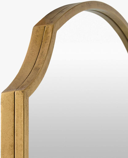 Catai Gold Mirror with Iron Base
