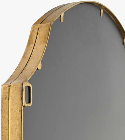 Catai Gold Mirror with Iron Base