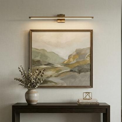 Corinth Brass Picture Light Wall Sconce