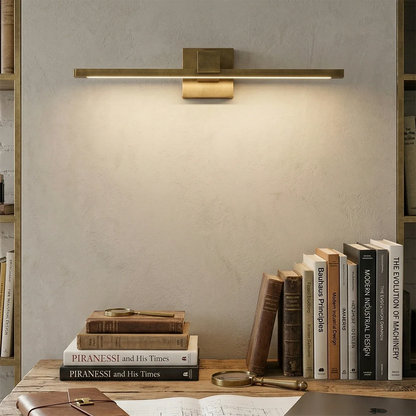 Corinth Brass Picture Light Wall Sconce