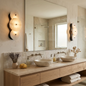 Cosmic Round Alabaster Wall Sconce