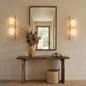 Cosmic Round Alabaster Wall Sconce