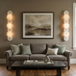 Cosmic Round Alabaster Wall Sconce