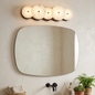 Cosmic Round Alabaster Wall Sconce