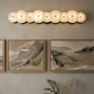 Cosmic Round Alabaster Wall Sconce