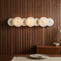 Cosmic Round Alabaster Wall Sconce