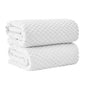 Cotton Diamond Waffle Weave Bath Towel Set - Grayson Collection