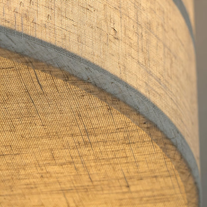 Crosshatch Linen Fabric Ceiling Light