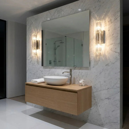 Crystal Prism Wall Sconce Light Fixture