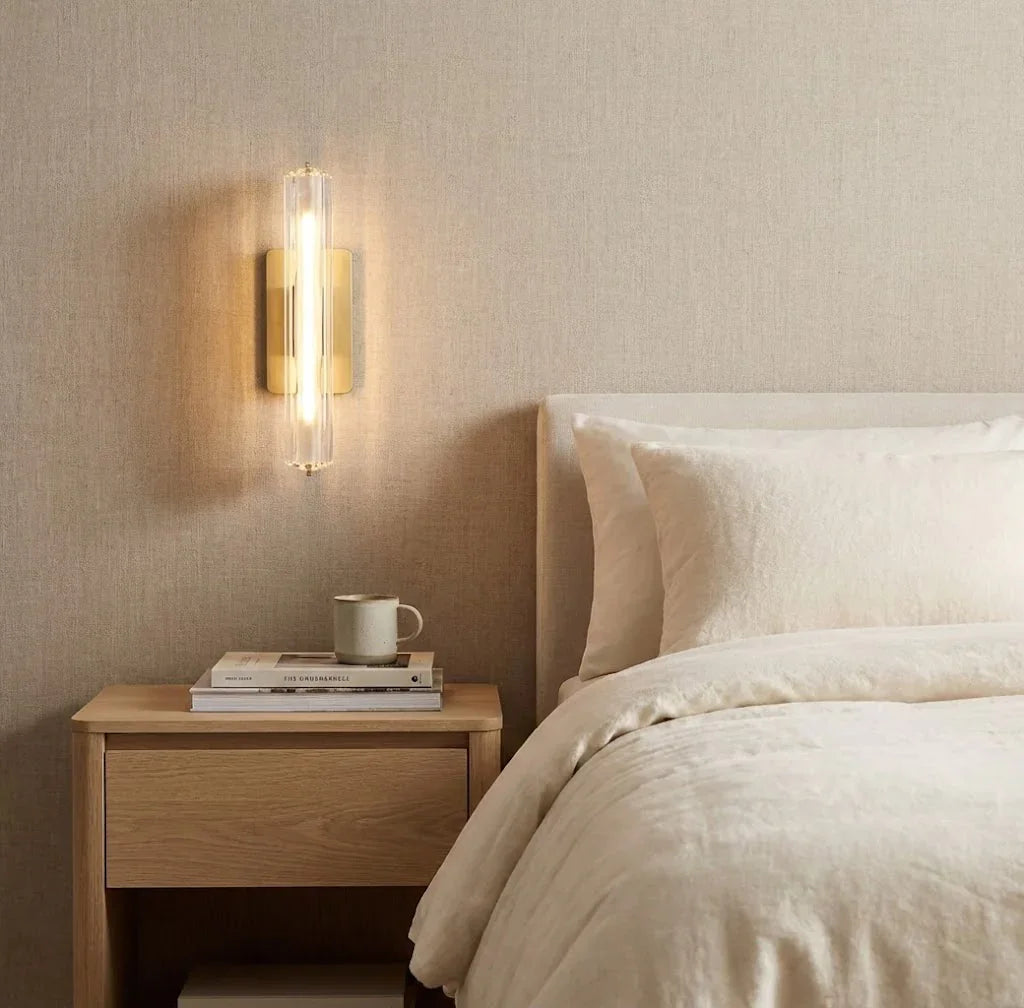 Crystal Prism Wall Sconce Light Fixture