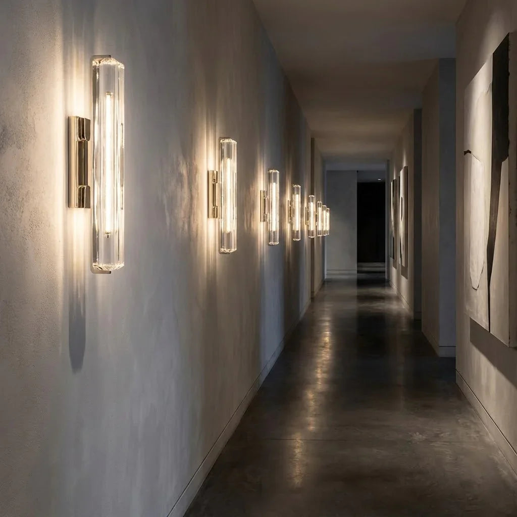 Crystal Prism Wall Sconce Light Fixture