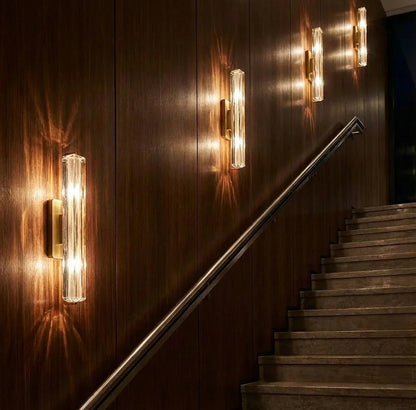 Crystal Prism Wall Sconce Light Fixture