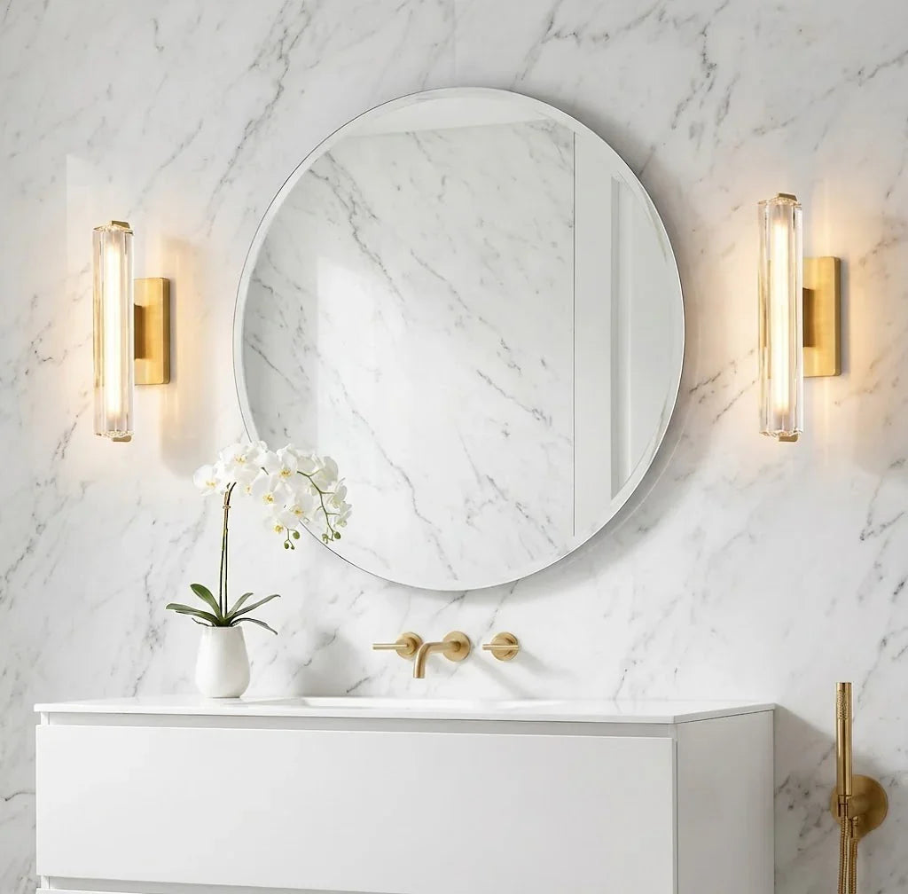 Crystal Prism Wall Sconce Light Fixture