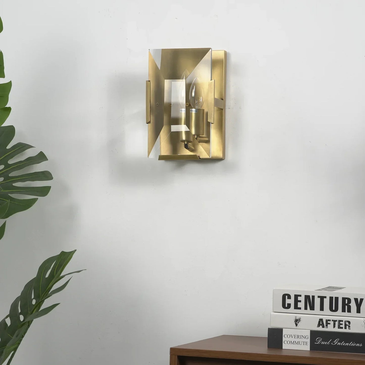 Crystal Rectangular Wall Lamp