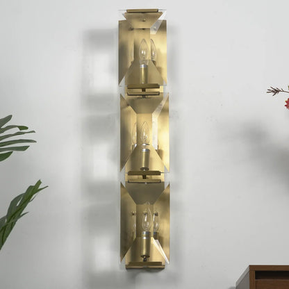 Crystal Rectangular Wall Lamp