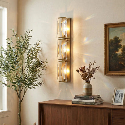 Crystal Rectangular Wall Lamp