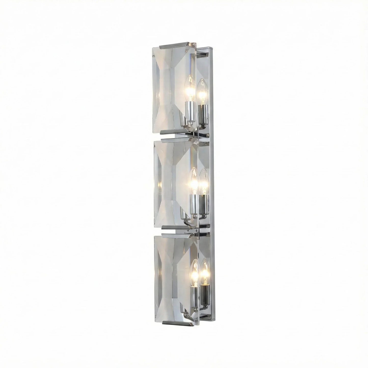 Crystal Rectangular Wall Lamp