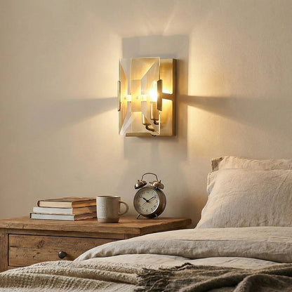 Crystal Rectangular Wall Lamp