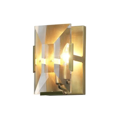 Crystal Rectangular Wall Lamp