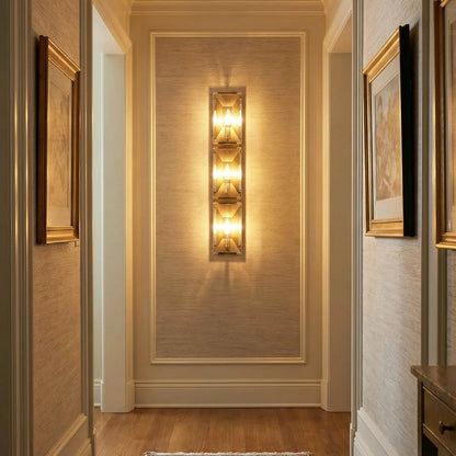 Crystal Rectangular Wall Lamp