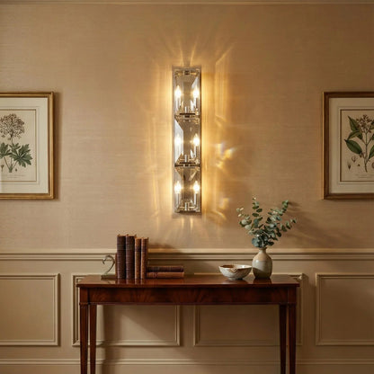 Crystal Rectangular Wall Lamp