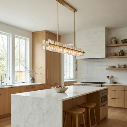 CrystalRay Linear Chandelier Series