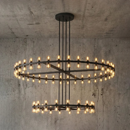 CrystalRay Linear Chandelier Series