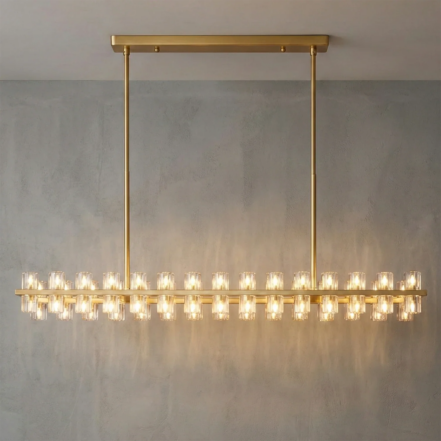 CrystalRay Linear Chandelier Series