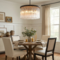 Murano Star Glass Brass Pendant Light